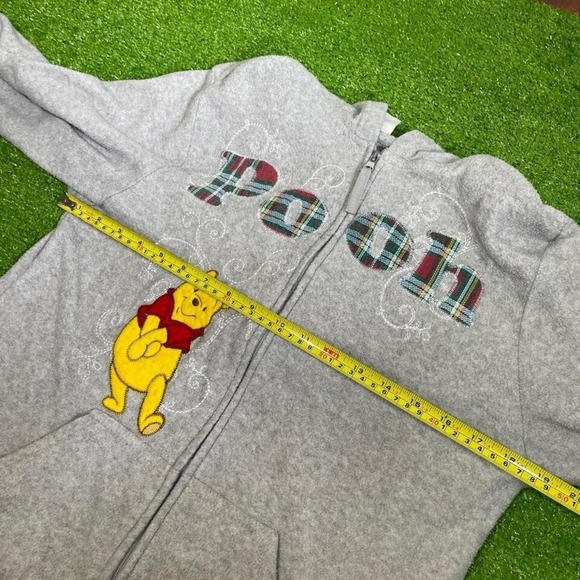 Vintage Y2K Disney Winnie The Pooh Women 8/10 Embroidery Patchwork Jacket Zip Up - Picture 6 of 6